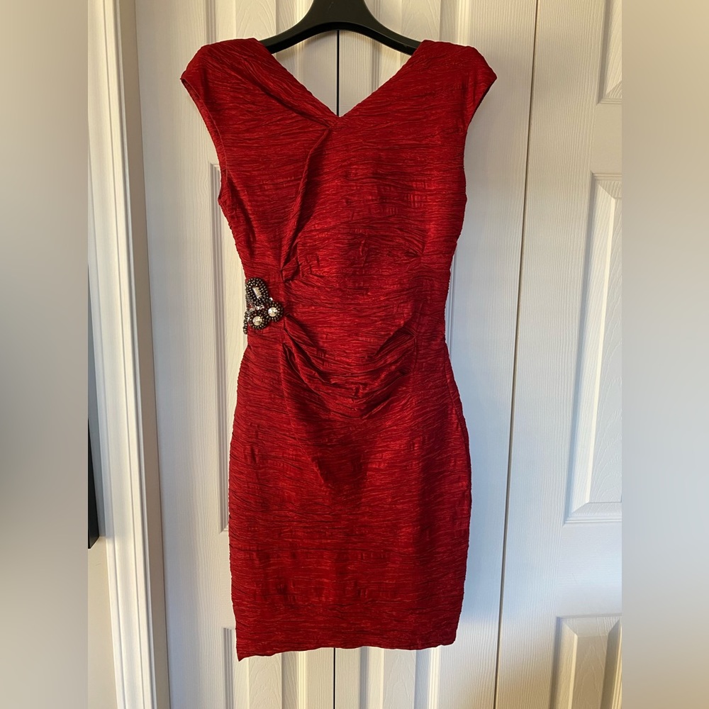Calvin Klein ruched dress